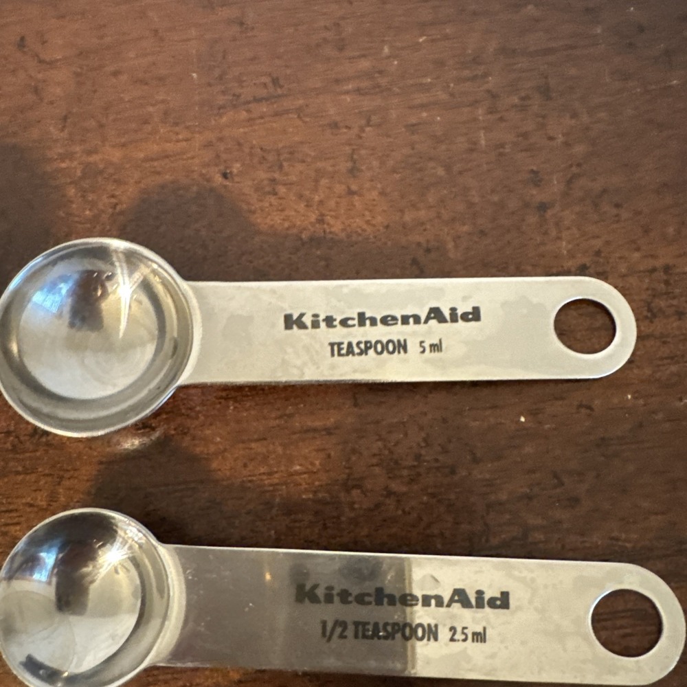 KitchenAid Stainless 4-piece Measuring Spoon Set - NO RING - Picture 4 of 7